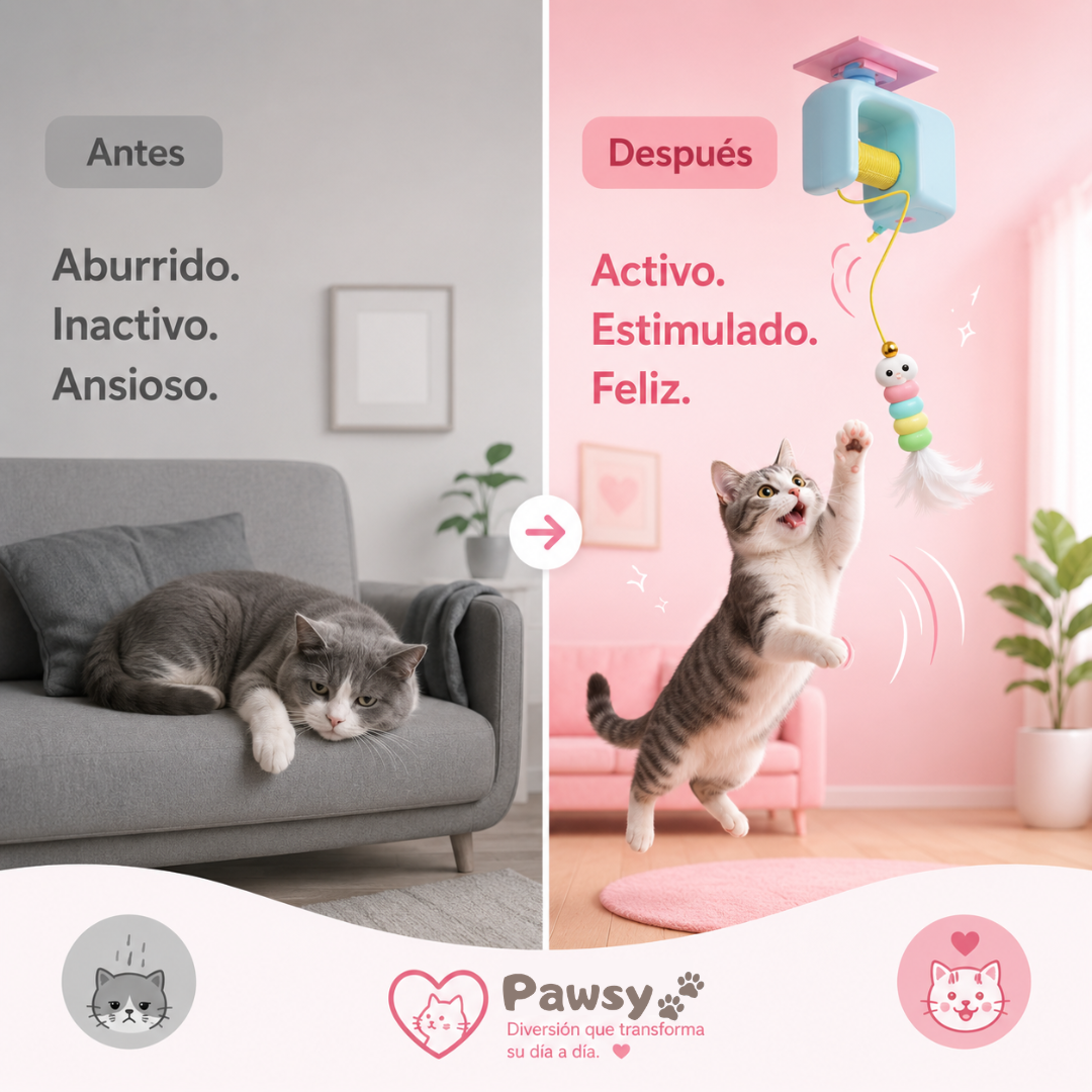Juguete Automático para Gatos - Pawsy™